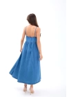 7349 KOT ELBİSE-MAVİ