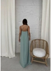 Aerobin uzun elbise çağla yeşili pt
