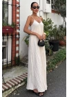 Askılı Maxi Boy Kraş Elbise 2900