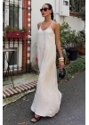 Askılı Maxi Boy Kraş Elbise 2900