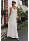 Askılı Maxi Boy Kraş Elbise 2900