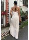 Askılı Maxi Boy Kraş Elbise 2900