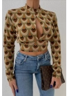 Autumn Cut Out Bluz 3018-08