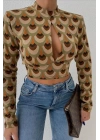 Autumn Cut Out Bluz 3018-08