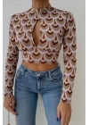 Autumn Cut Out Bluz 3018-08