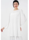 Ayrobin Tunik Pantolon Alt Üst Takım 6712 - Beyaz