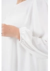 Ayrobin Tunik Pantolon Alt Üst Takım 6712 - Beyaz