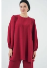 Ayrobin Tunik Pantolon Alt Üst Takım 6712 - Bordo