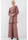 Ayrobin Tunik Pantolon Alt Üst Takım 6712 - Gül Kurusu