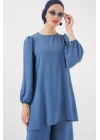 Ayrobin Tunik Pantolon Alt Üst Takım 6712 - İndigo