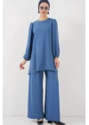 Ayrobin Tunik Pantolon Alt Üst Takım 6712 - İndigo