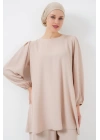 Ayrobin Tunik Pantolon Alt Üst Takım 6712 - Krem