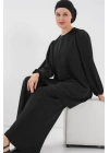 Ayrobin Tunik Pantolon Alt Üst Takım 6712 - Siyah