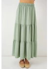 Ayrobin Uzun Etek 8048 - Mint