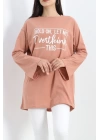 Baskılı Oversize Suprem Tunik Koyusomon - 20217.1567.