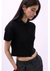 Bebe Yaka Düğmeli Bluz