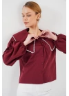 Bebe Yaka Gömlek 20314 - Bordo