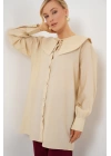 Bebe Yaka Uzun Tunik 5967 - Krem