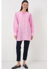 Bebe Yaka Uzun Tunik 5967 - Pembe
