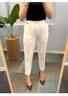 Bel Lasti̇kli̇ Düğmeli̇ Pantolon