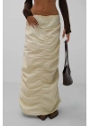 Büzgü Detay Maxi Etek