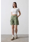 Cargo Cepli Şort - Haki