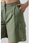 Cargo Cepli Şort - Haki