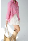 Cepli Gömlek - Pembe-Mavi