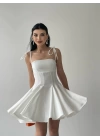 Clara Askılı Mini Elbise
