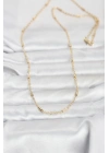 CM 14K Gold Renk Bar Zincir Model 60 cm Kadın Kolye