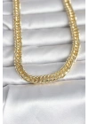 CM 14K Gold Renk Kalın Zincir Model 60 cm Kadın Kolye