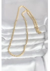 CM 14K Gold Renk Zincir Model 60 cm Kadın Kolye