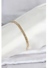 CM 14K Gold Renk Zincir Model Kadın Bileklik