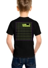 Çocuk Arka Sizin Tasarımınız Basic Tshirt - Siyah