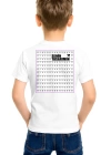 Çocuk Ön Arka Sizin Tasarımınız Basic Tshirt - Beyaz
