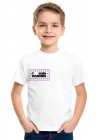 Çocuk Ön Arka Sizin Tasarımınız Basic Tshirt - Beyaz