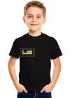 Çocuk Ön Arka Sizin Tasarımınız Basic Tshirt - Siyah