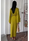 Crop Gömlekli Ve Eteği Büzgülü Tasarım Takım 10195