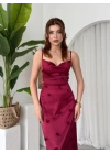 Dora Çiçek Detaylı Elbise