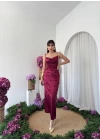 Dora Çiçek Detaylı Elbise