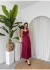 Dora Çiçek Detaylı Elbise