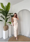 Dora Çiçek Detaylı Elbise
