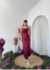 Dora Çiçek Detaylı Elbise
