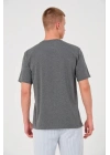 Erkek 24/1 Düz A Kalite Oversize T-shirt - Antrasit