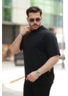 Erkek Basic Oversize Double Face Kumaş Kısa Kollu Tshirt