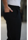 Erkek Beli Bağcıklı Jogger Pantolon