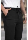 Erkek Beli Bağcıklı Jogger Pantolon