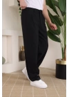 Erkek Beli Lastikli Pileli Baggy Pantolon