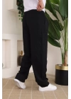 Erkek Beli Lastikli Pileli Baggy Pantolon