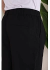 Erkek Beli Lastikli Pileli Baggy Pantolon